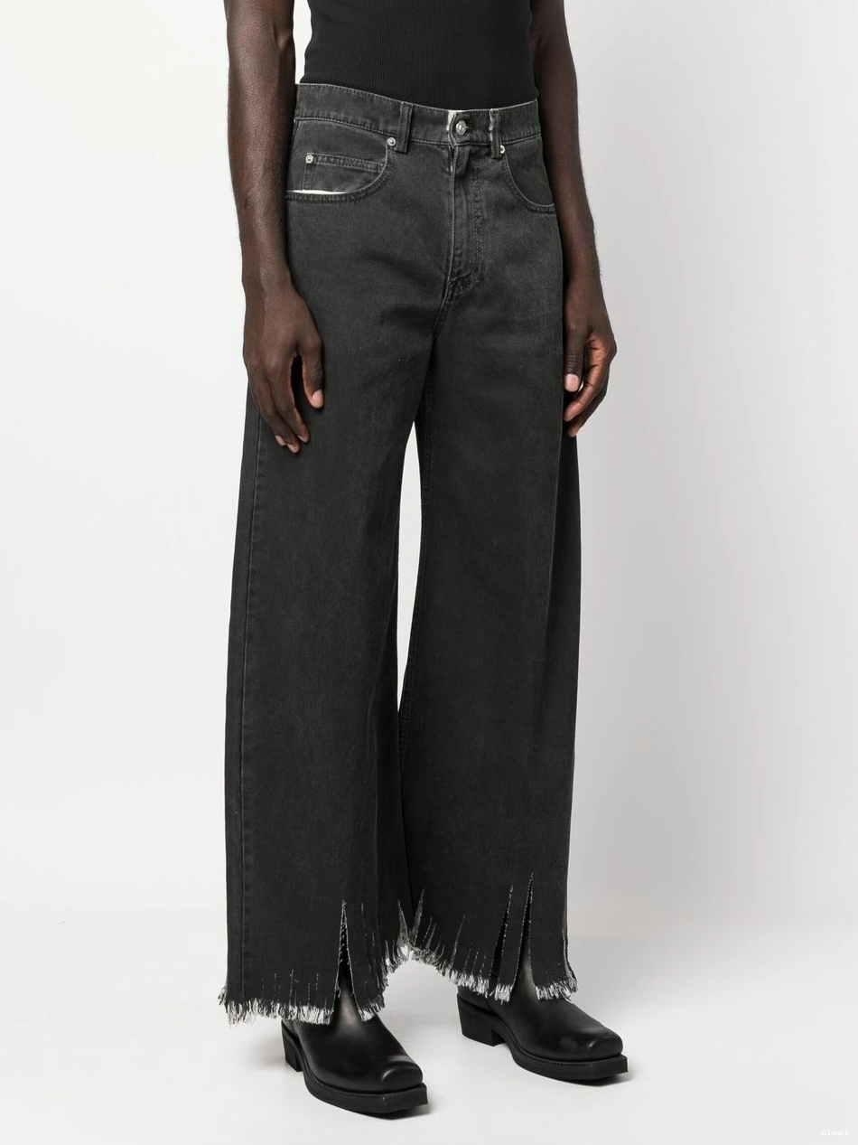 Affordable Women jeans wide leg Alanui fringed 0707